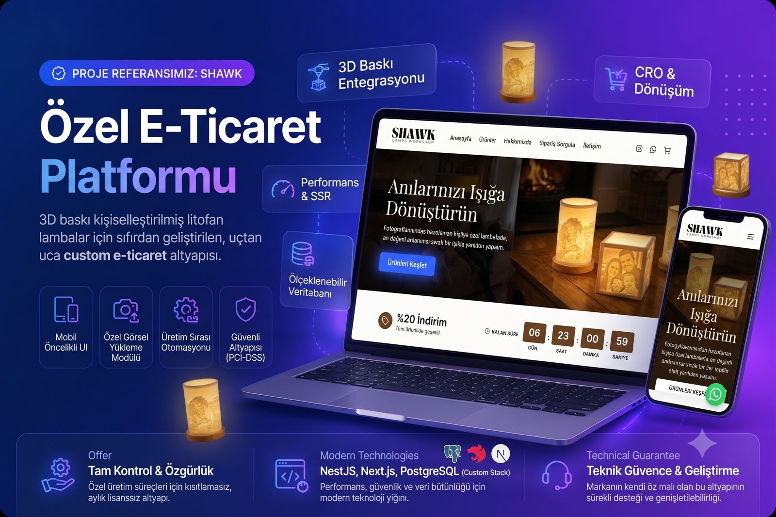 Shawk Özel E-Ticaret Platformu