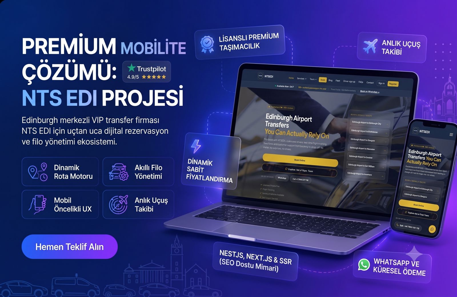 NTS EDI Özel Transfer Rezervasyon Sistemi